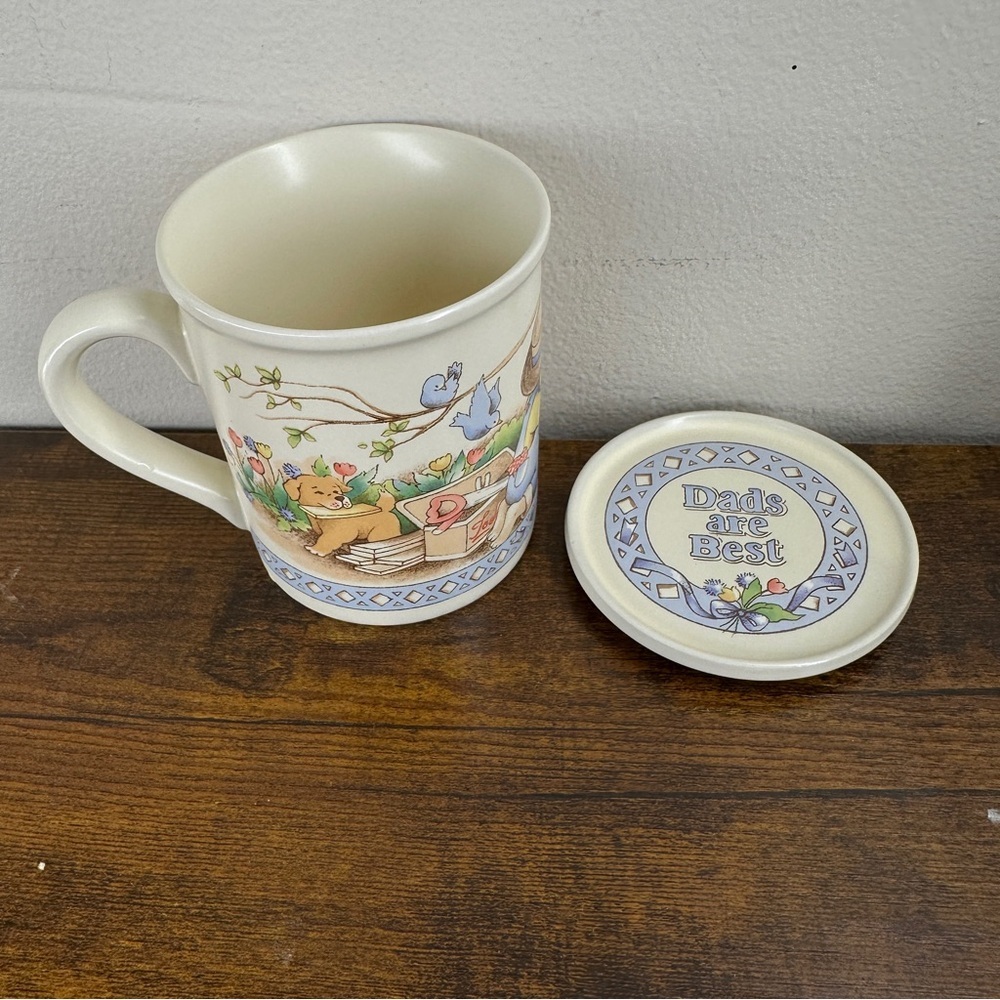 Vintage Watkins Country Kids Collectors Mugs "Dads Are Best" & "Moms Are Special - Picture 7 of 9